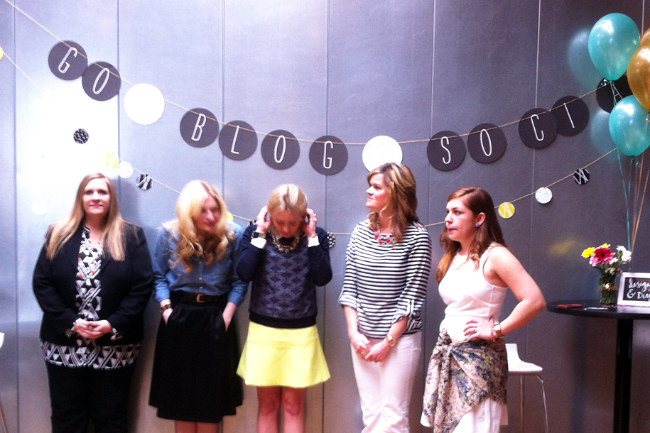 Here's a candied shot of day one's speakers, minus Jessica and Jessie