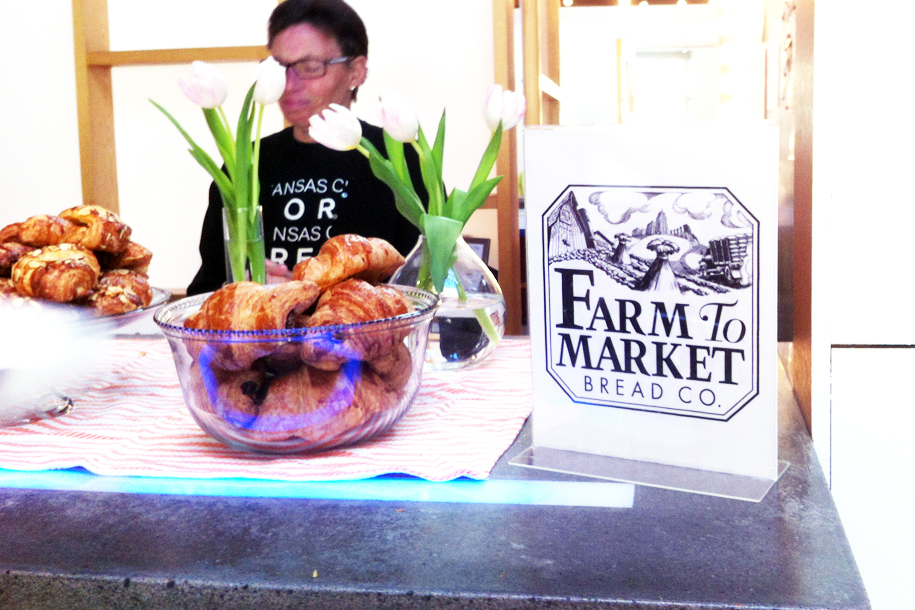 Farm to Market complimentary chocolate croissant were delicious!