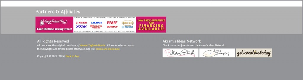 Akram's Ideas footer