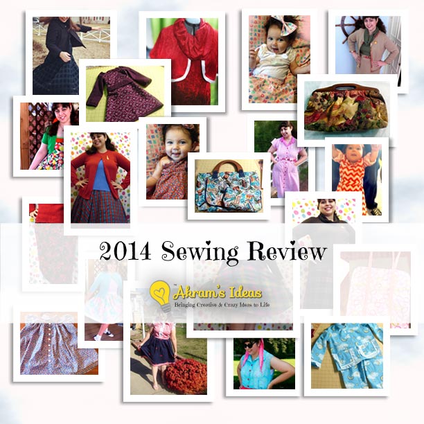 Akram's Ideas: 2014 Sewing Review