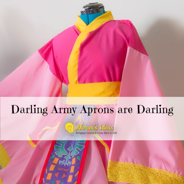 Darling Army Aprons are Darling