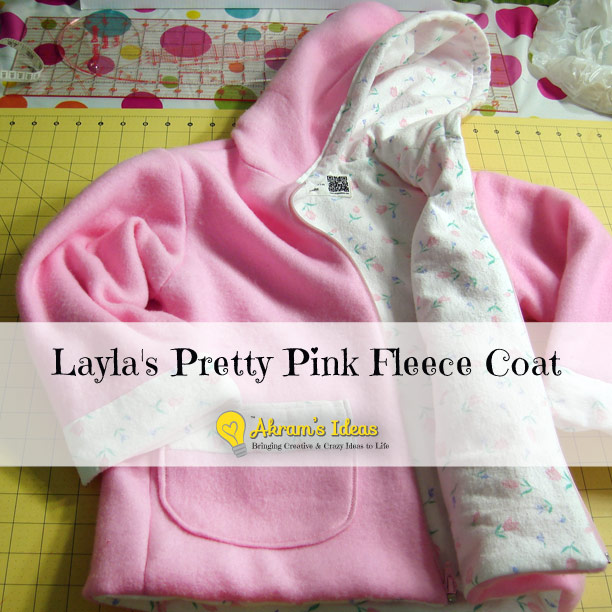 Layla's Pretty Pink Fleece Coat