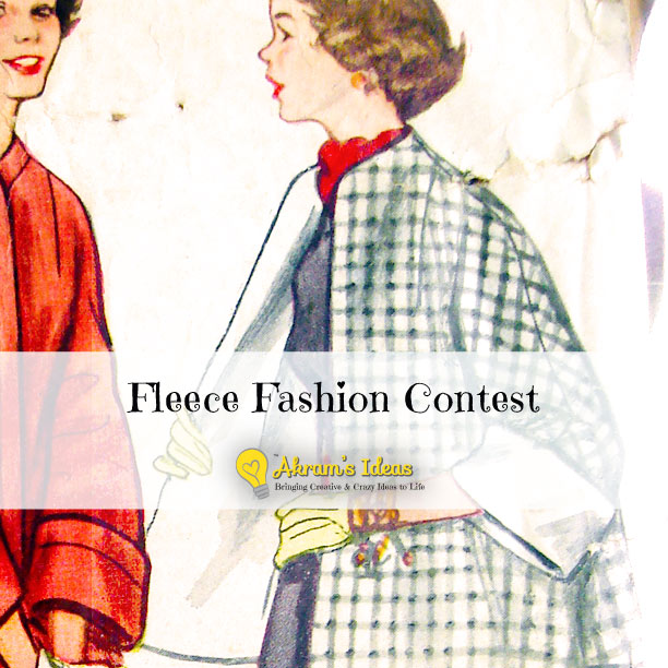 Akram's Ideas: Fleece Fashion Contest