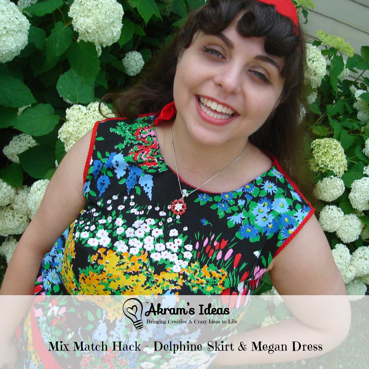 Akram's Ideas: Mix & Match Hack - Delphine skirt & Megan dress