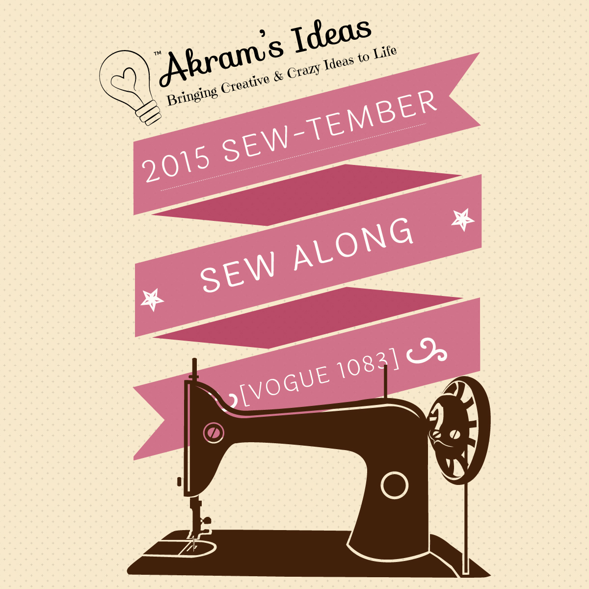 Akram's Ideas : 2015 Sew-tember Sew Along - Vogue 1083