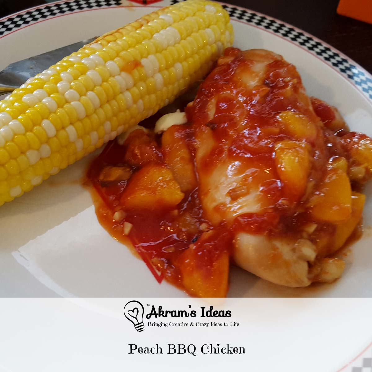 Akram's Ideas: Peach BBQ Chicken