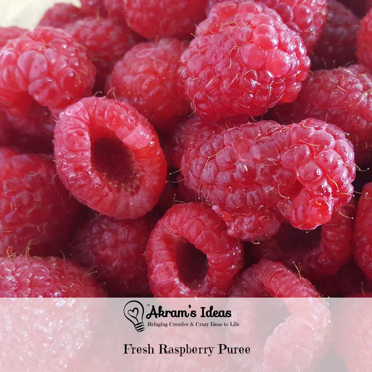 Akram's Ideas: Fresh Raspberry Puree