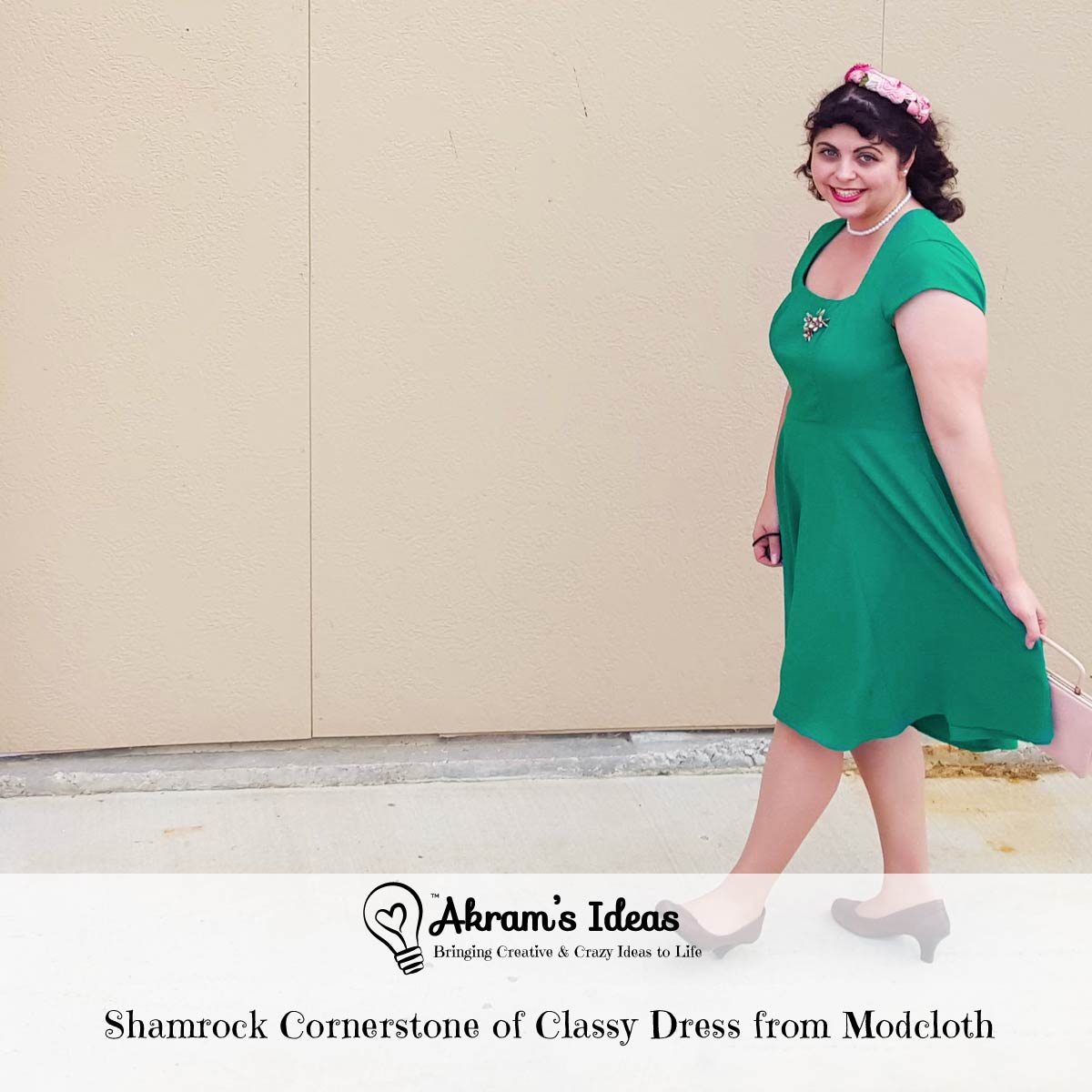 Akram's Ideas: Shamrock Cornerstone of Classy Dress from Modcloth