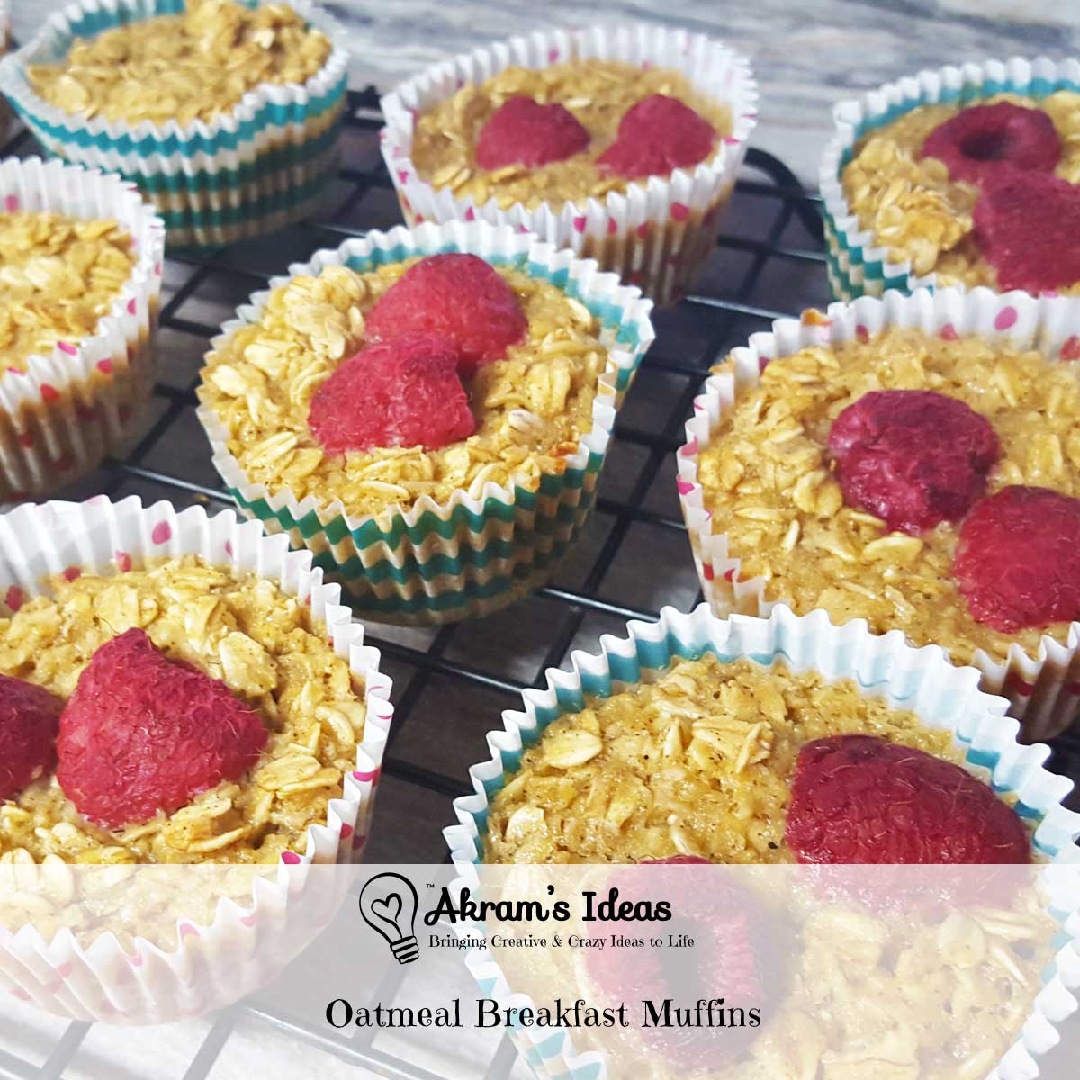 Eating healthy is made easier with these super quick and super easy Oatmeal Breakfast muffins. They are not only good for you they taste good too.
