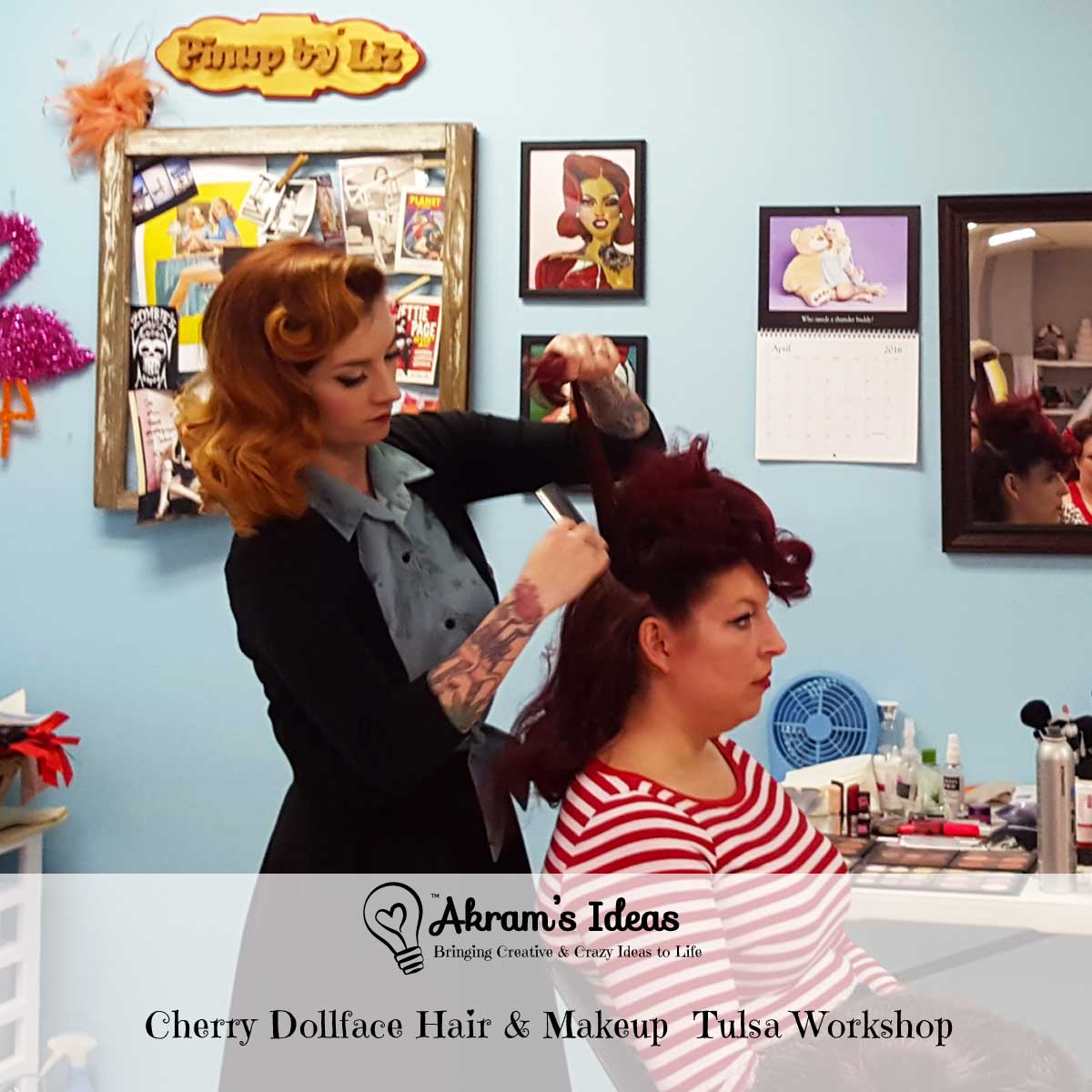 Review and recap of the Cherry Dollface Hair & Makeup Tulsa Workshop this past weekend. I learned a lot of tips and techniques that were totally worth it.