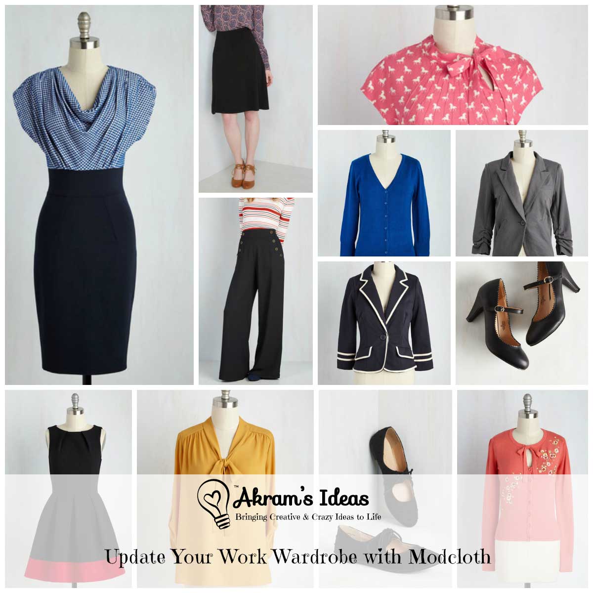 Is your style resume in need of an update? Give your work wardrobe the promotion it deserves, with help from Modcloth.