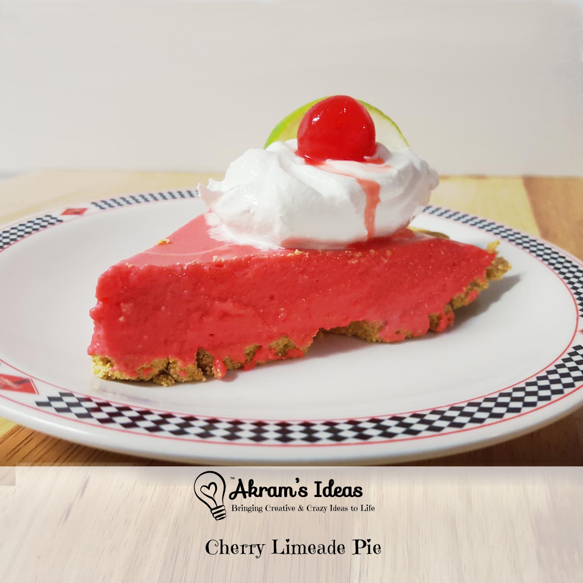 Learn how to take a classic Cherry Limeade and turn it into a Cherry Limeade pie using our Quickie Bake: No-Bake Sugar-Free Key Lime Pie recipe.