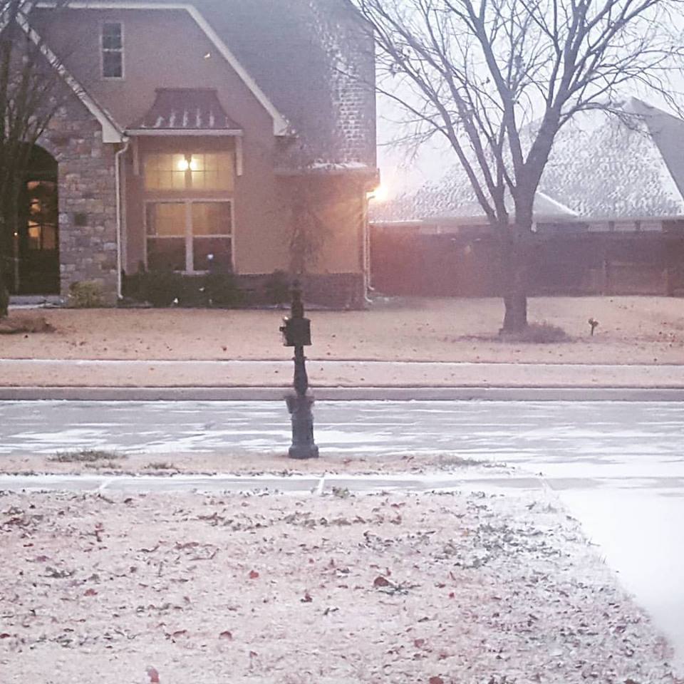 Akram's Ideas: First Oklahoma Snow of Decemeber