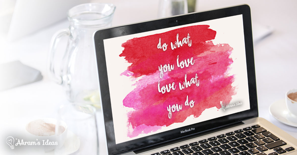 Follow your heart! Get daily inspiration from the 4 desktop quotes you can download for FREE from @akramsideas