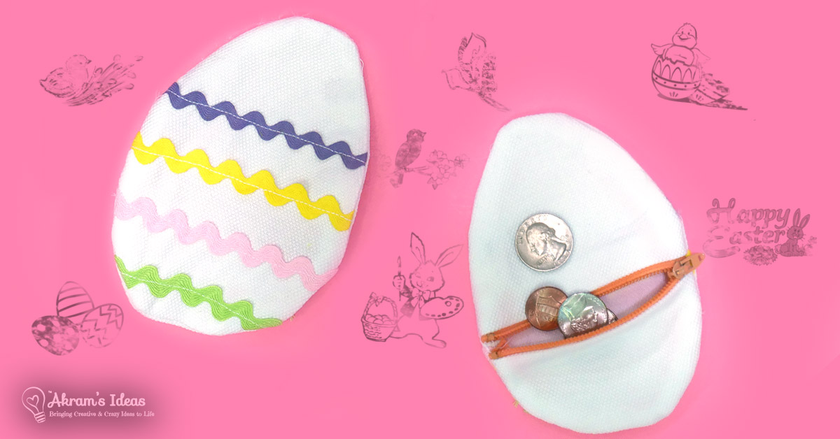 Subscribe to Akram's Ideas newsletter and get Exclusive Free Patterns monthly, starting with The Easter Egg Coin Purse.