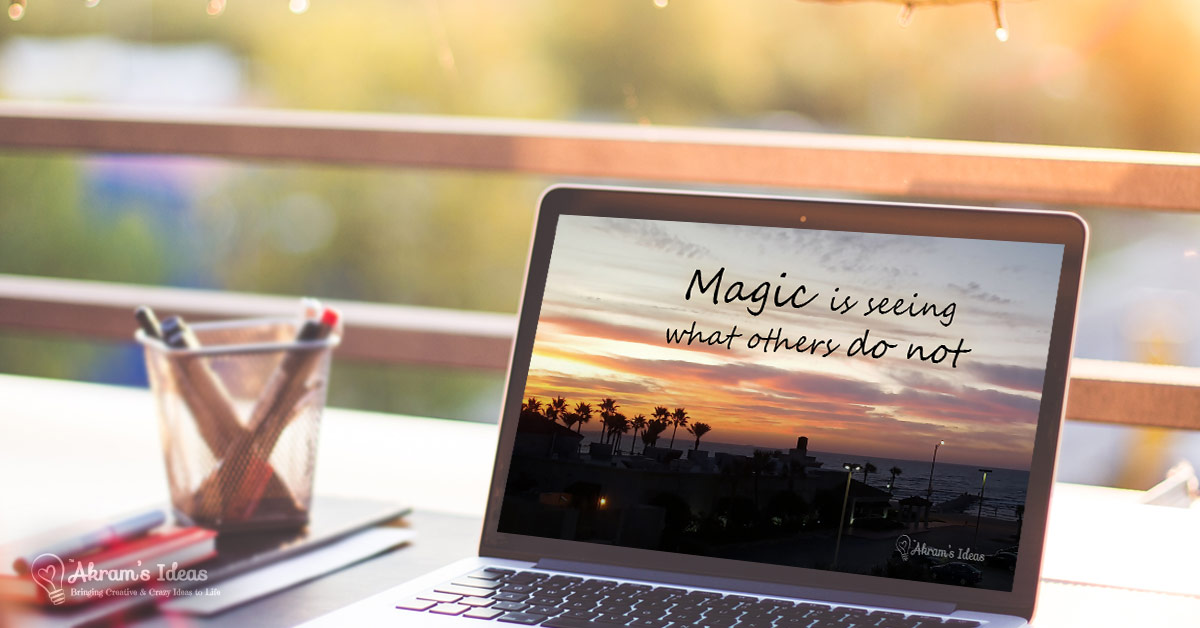 There's something almost magical about August and to help you see the Magic here are 4 magical desktop wallpapers to inspire and motivate you.