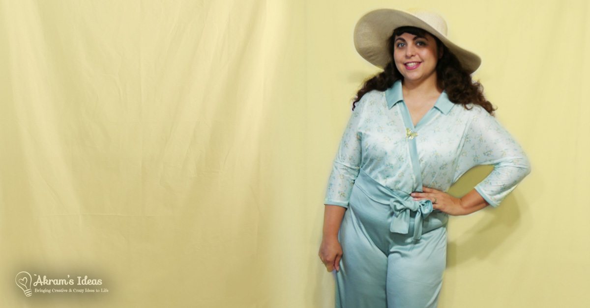 Review of the all-new SMYLY pattern the Abi Jumpsuit, an extension of the Samantha dress, which I may have styled as 1930's beach pajamas.
