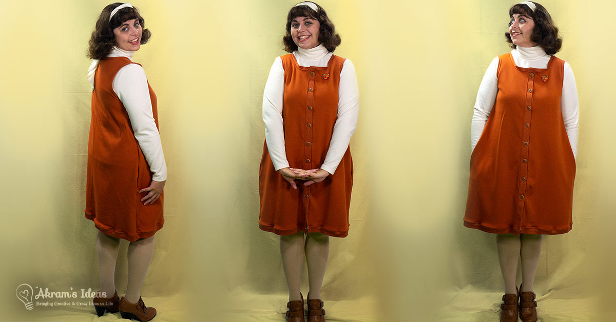 A quick pattern review for the Coco Wawa Crafts Pumpkin Dress, that I made in, what else, a pumpkin colored jersey.